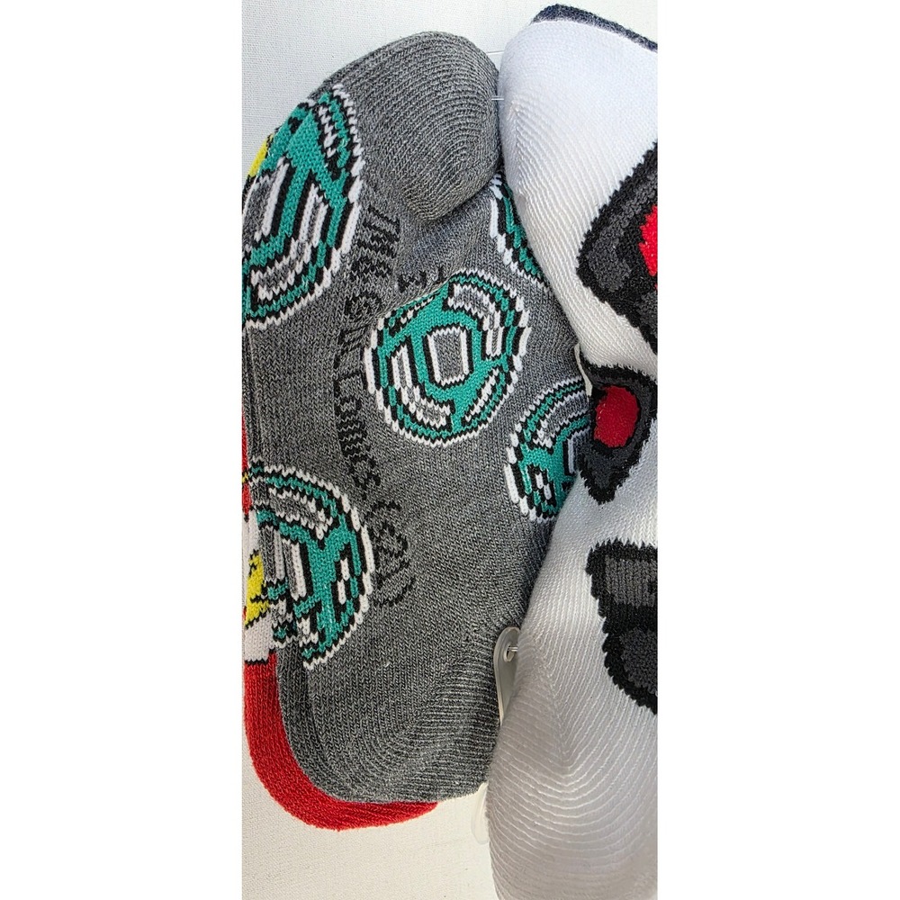 DC Comics Justice League Kids No-Show Socks 5 Pair NWT - Picture 5 of 6